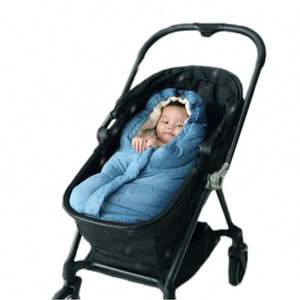 Saco de Dormir para Bebé de Invierno, de Algodón y Terciopelo, Cálido, Cortavientos e Impermeable, para Cochecito - Product Image 6