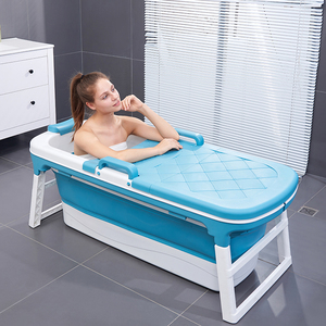 Thiết Kế Mới Giá Rẻ Nhựa Xách Tay Có Thể Gập Lại Bồn Tắm Di Động - Product Image 6