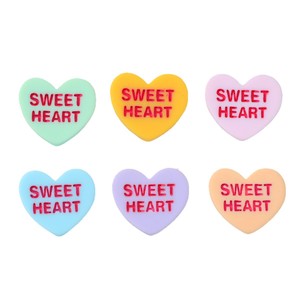 Lanshuo Resin <b>Heart</b> Charms <b>Sweet</b> <b>Heart</b> DIY Jewelry Set Keychain Pendant Decor Gift Unisex Fashion Pendants - Product Image 5