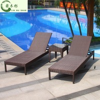 Chaise longue pliable en métal pour l'extérieur, piscine, plage, villa, cour, terrasse, chaise longue inclinable