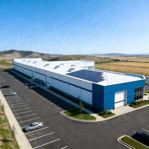 Atelier <span class=keywords><strong>de</strong></span> réparation automobile en structure métallique |   Acier galvanisé à chaud haute résistance |   Positions <span class=keywords><strong>de</strong></span> levage |   Ventilation d'évacuation des gaz |   ISO - Product Image 6