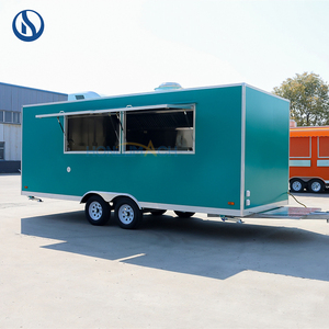 Remorque alimentaire mobile en acier inoxydable et fibre de verre Honlu, entièrement équipée pour la vente de fast-food, de glaces, de bière, de barbecue et de <span class=keywords><strong>burgers</strong></span> - Product Image 2