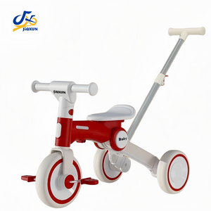 Tricycle pliable pour enfants avec poignée de poussée, siège inclinable, poussette-vélo pour tout-petits, garçons et filles - Product Image 2