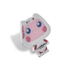 Child Favour Cartoon Character Hard Enamel White Color Metal Badge - Product Image 6