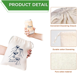 Bolsa de Lona Personalizada con Cordón y Estampado en Caliente, con Caja Rígida y Sobres a Juego, para Regalos de Lujo y Promoción Corporativa - Product Image 5