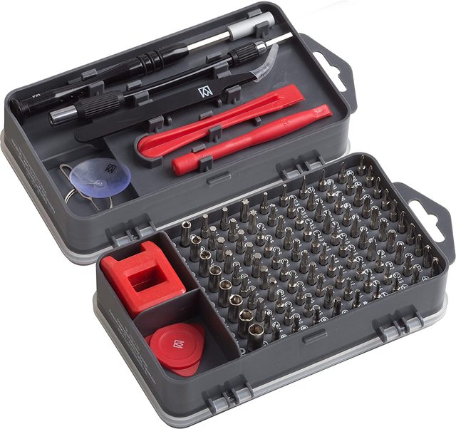 Precision 108-in-1 Steel Screwdriver Set OEM Repair Kit for Smartphone Tablet PC Console Camera Watch Repair Center