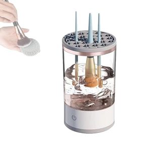 2024 Nuevo limpiador eléctrico de brochas de maquillaje USB automático giratorio brochas cosméticas limpiador Herramientas de limpieza rápida y exhaustiva - Product Image 2