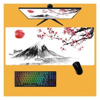 Tapis de souris de jeu étendu OEM, grand tapis de bureau, surface lisse de précision, caoutchouc antidérapant, configuration de jeu professionnelle en stock JinLi