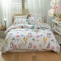 3pcs literie 1 housse de couette 2 taies d'oreiller housse de couette reine 100 coton imprimé ensemble de literie pour adolescent garçon enfants fille