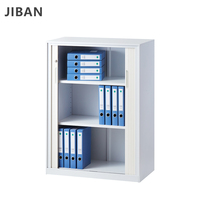 Armoire de classement en acier verrouillable, design moderne à porte coulissante pour la maison, l'école, l'hôpital - Rangement commercial en métal durable, grande capacité