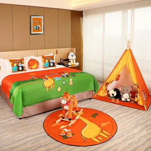 Linge d'hôtel couvre-<span class=keywords><strong>lit</strong></span> <span class=keywords><strong>de</strong></span> baleine <span class=keywords><strong>de</strong></span> style dessin animé animal marin pour chambre familiale Chambre d'enfants - Product Image 3