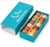 Boîte à macarons coulissante personnalisée jetable en gros pour boulangerie