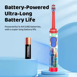 Smart Oscillating Kids Electric <b>Toothbrush</b> 60 Degree Rotation Soft <b>Head</b> IPX7 Waterproof Battery Brush - Product Image 4