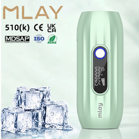 Appareil d'épilation au laser IPL à refroidissement par glace, professionnel, pour usage domestique, sans douleur, pour femmes et hommes, visage et corps