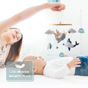 Mobile Bébé en Feutre, Jouets et Décoration de Chambre, Hochet pour Bébé - Product Image 6