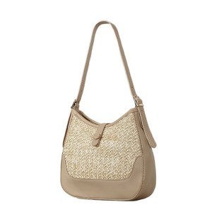 Bolso Bandolera Natural Rattan Woven Zipper Portable <strong>Bag</strong> Summer Women <strong>Cross</strong> <strong>Body</strong> <strong>Raffia</strong> <strong>Bags</strong> Girls Small Beach Handbag Straw - Product Image 1
