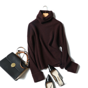 OEM ODM Damen Kaschmir <span class=keywords><strong>pullover</strong></span> Damen Woll strick <span class=keywords><strong>pullover</strong></span> Wunderschöner loser <span class=keywords><strong>Pullover</strong></span> - Product Image 3