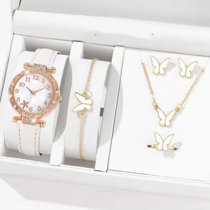 Reloj de Pulsera de Cuarzo con Correa de Cuero Suave, Diseño Minimalista, Estilo Casual para Mujer y Hombre - Product Image 4