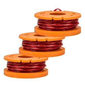WA0010 WA0004 3PCS <b>Trimmer</b> head Spool Replacement Refill <b>Line</b> Nylon 1.6mm 10FT/3.05M for Worx <b>Trimmer</b> WG151 WG163 WG170 - Product Image 1