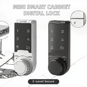 इसमें मिनी स्मार्ट 5 अंकों का कोड कैबिनेट दरवाजा लॉक इलेक्ट्रॉनिक पासवर्ड फर्नीचर कीपैड स्मार्ट जिम लॉकर लॉक शामिल है। - Product Image 3