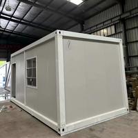 Maison conteneur démontable prête à l'emploi, unité modulaire préfabriquée portable et étanche pour l'hébergement des travailleurs dans les sites miniers