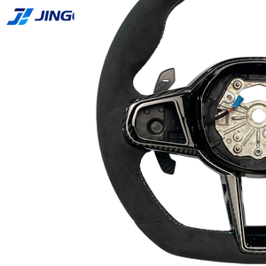 Volante Auto in Pelle Alcantara per <span class=keywords><strong>BMW</strong></span> M3 M5 G80 M4 G82 <span class=keywords><strong>X3</strong></span> <span class=keywords><strong>G01</strong></span> X4 G02 X5 G05 X6 G06 G11 G12 G20 G30 Z4 G29 M340i F30 - Product Image 6