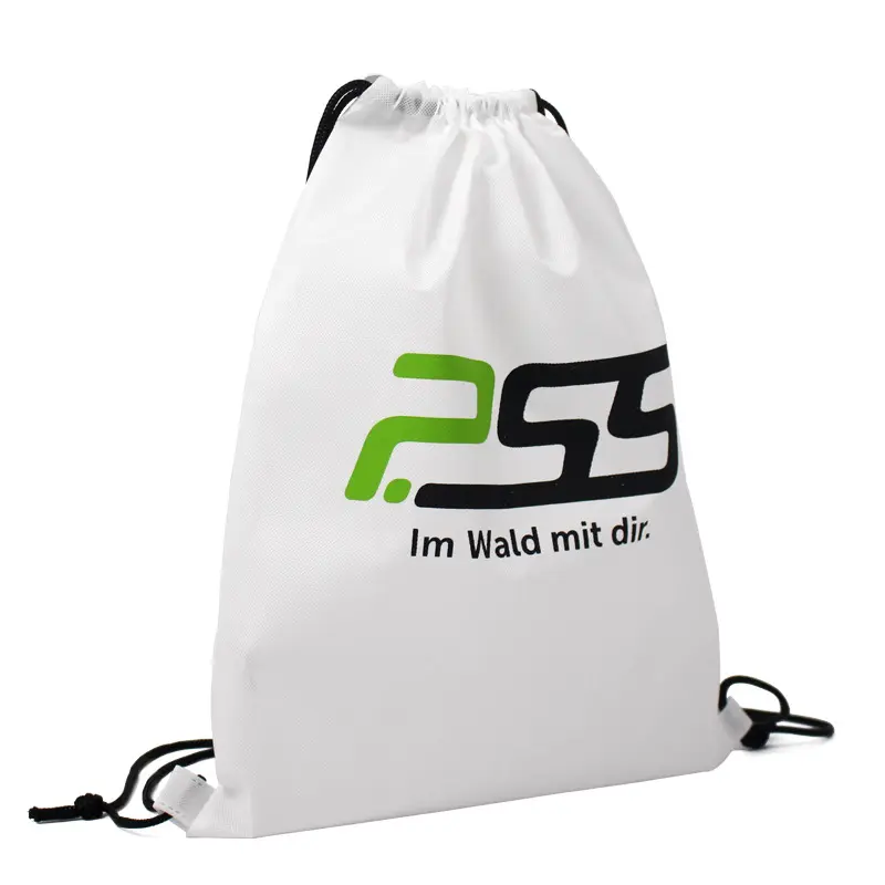 Hot-selling High Quality Polyester Nylon Drawstring Backpacks Customized Logo Promotional Waterproof Sports and Gift Bag