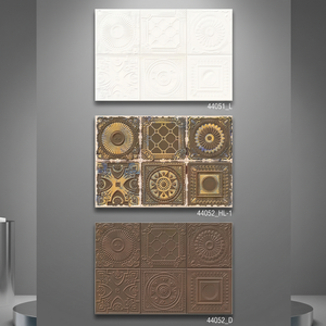 Carreaux muraux en céramique pour intérieur, effet marbre, 300x450mm, entièrement émaillés, lumineux, imperméables, 30x45cm, vitrifiés, décor Carrara - Product Image 1
