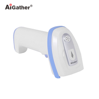 Escáner de Código de Barras USB con Cable, Color Blanco, Modelo A-9530N, con Cable de Datos, Lector de Códigos QR 2D, Plug and Play, para el Sector Salud