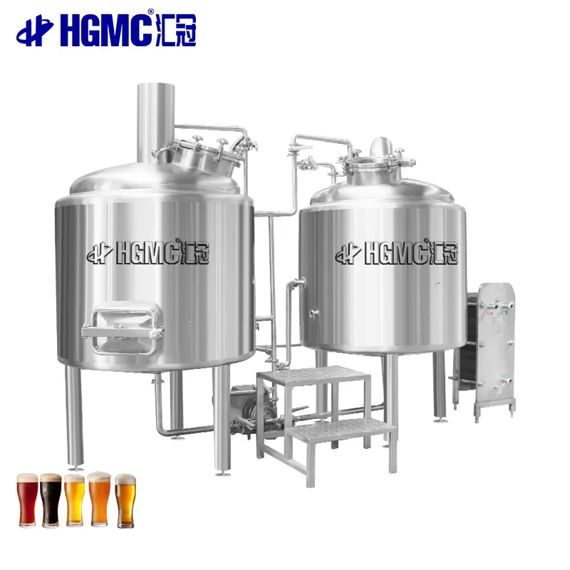 Micro 100 200 300 500 1000 Liter Brouwerij Bier Brouwen Apparatuur