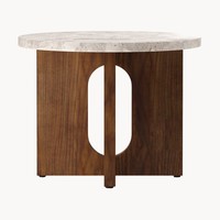 Table d'appoint moderne et élégante en bois massif, table basse, mobilier multi-usages pour salon, chambre, hôtel, usage domestique