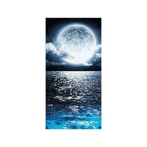 Hiện đại sang trọng Seaview nhà trang trí sơn lớn vải treo tường cho phòng khách tùy chỉnh kích thước nhà máy bán buôn hỗ trợ - Product Image 1