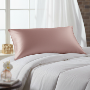 Ensemble de sommeil en soie 100% tricotée de luxe avec taie d'oreiller et masque pour les yeux - Product Image 2