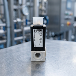 Pour électrovanne 0330 F 4.0 FKM PP G1/4 PN0-4bar 24VDC 8W Température de fonctionnement -40°C~200°C Pression de fonctionnement 0-1MPa - Product Image 2