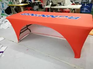 Tovaglia Promozionale Personalizzata in Tessuto Elasticizzato per Fiere Commerciali, Disponibile in 4, 6 e 8 Piedi - Product Image 6