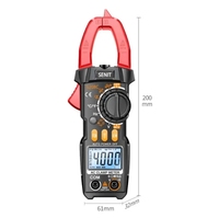 Pince ampèremétrique numérique IMHOO PN107 True RMS 4000 points de mesure, testeur de courant AC/DC pour électricien, CVC, ODM, CE