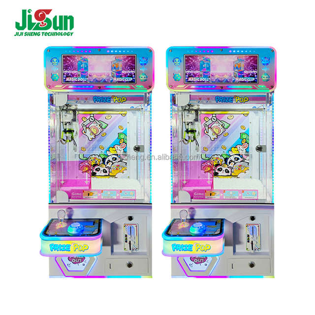 Factory Colorful Claw Machine for Kids and Adults Custom Advanced Technology Coin Operated Toy Grabbing Machine