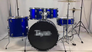 Ensemble de batterie personnalisable à 5 tambours et 2 cymbales <span class=keywords><strong>Instrument</strong></span> de percussion coloré Les couleurs personnalisées sont disponibles pour les modèles chauds - Product Image 2