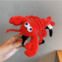 Serre-tête en peluche homard de dessin animé mignon, accessoire créatif pour photos, serre-tête animalier