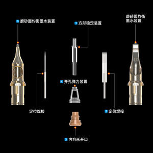 Cartuchos de <span class=keywords><strong>Agujas</strong></span> Redondas Desechables <span class=keywords><strong>para</strong></span> Maquillaje Permanente Tuffking, Venta al Por Mayor de Fábrica - Product Image 3