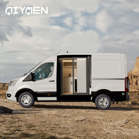Kit de conversion de fourgon aménagé Mercedes Sprinter : Cuisine capsule personnalisée, meuble supérieur et double cabine pour mobilier de camping