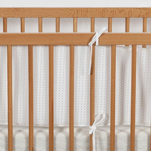 OEM ODM-<span class=keywords><strong>protector</strong></span> transpirable portátil <span class=keywords><strong>de</strong></span> seguridad para bebé, juego <span class=keywords><strong>de</strong></span> cama <span class=keywords><strong>de</strong></span> malla trenzada, almohadilla para <span class=keywords><strong>cuna</strong></span>, parachoques - Product Image 6