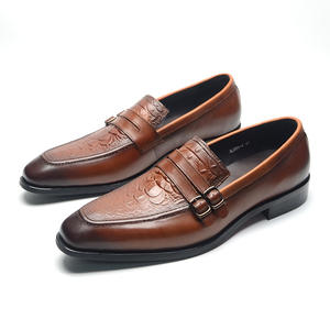 Mocasines casuales personalizados de alta calidad hechos de cuero de vaca de alta calidad zapatos de lujo para hombres - Product Image 5