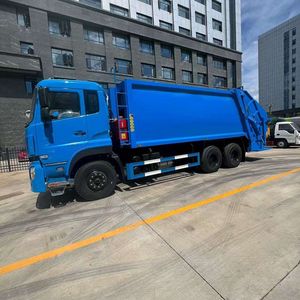 รถบรรทุกอัดขยะไฮดรอลิกแบบตักท้าย Clw 6x4 20 คิว สำหรับงานหนัก ใช้สำหรับเก็บขยะหนัก - Product Image 5