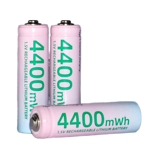 Environment Friendly AA 1.5V 4400mWh Rechargeable Liquid Battery Manufacturer 1000 Cycles -20C to 60C
