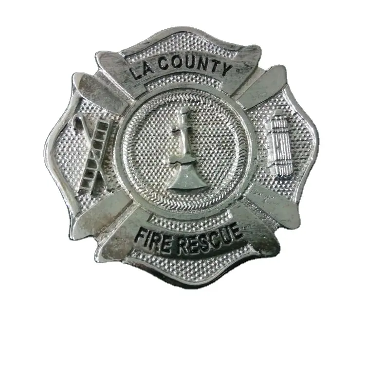 Old La County Fire Department Badge Fireman Custom Made Reproduction Best Quality Wholesaler Supplier