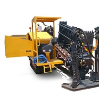 Foreuse directionnelle horizontale sur chenilles XZ280 à moteur diesel avec pompe de boîte de vitesses pour puits d'eau, profondeur 280 m
