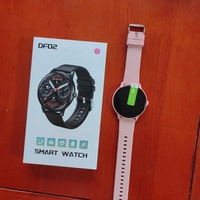 Reloj Inteligente Deportivo DF02 con Monitor de Ritmo Cardíaco, Pantalla Táctil, Rastreador de Actividad Física, Compatible con Android, Carga Inalámbrica
