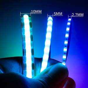 Vente en gros de bande LED flexible programmable intégrée, ultra-fine, étanche IP67, 2700K, 30/60/144 LED/m, 10 mm, USB RGB - Product Image 4