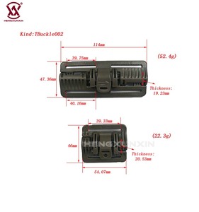Boucle à dégagement rapide pour gilet tactique, clip en POM, multi-usage, tendance - Product Image 2